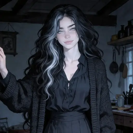 A gothic Wollo character